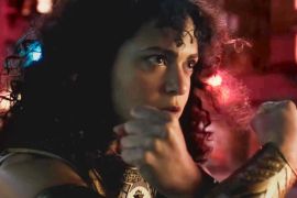 Screengrab from Moon Knight showing Egyptian superhero, Layla