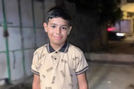 A photo of Saddam Rajab who was shot in the occupied West Bank and later died of his wounds.